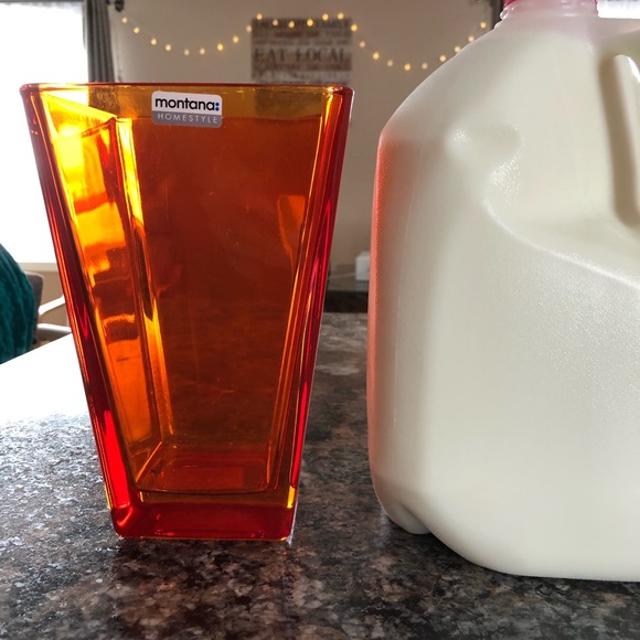 Orange Decorative Glass - Picture 2 of 2